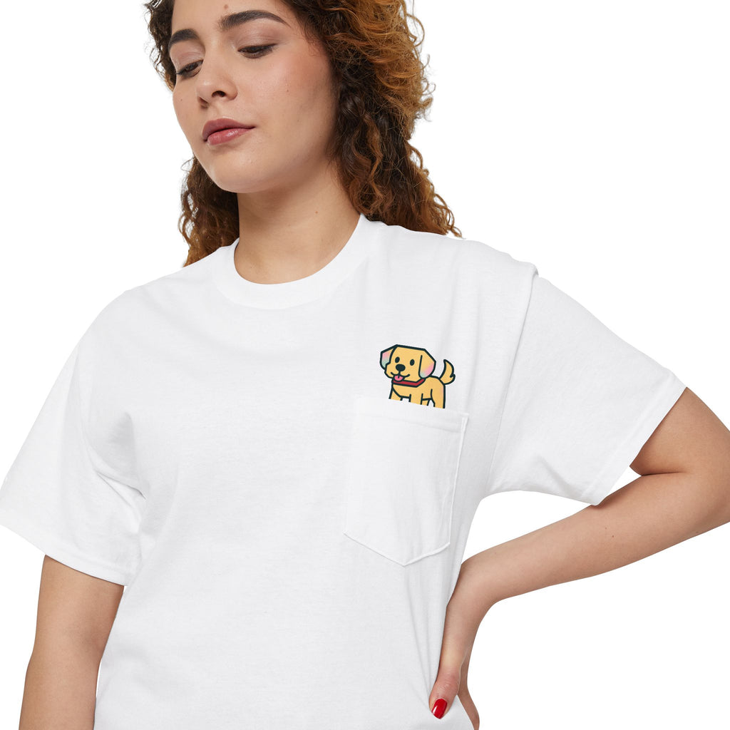 Golden Retriever T-Shirt: Pocket Pets By Kyndlings