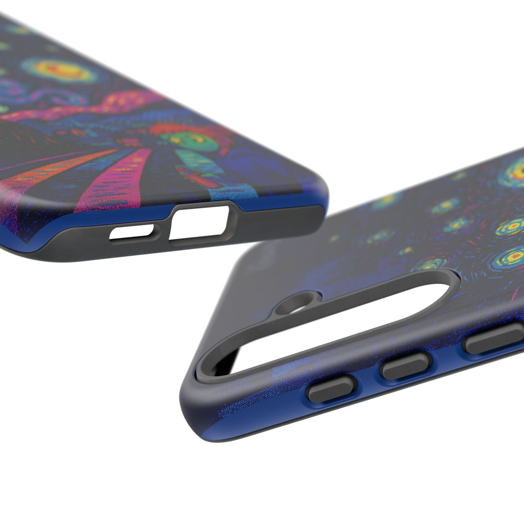 Starry Artist Phone Case | Van Gogh-Inspired Masked Art | Bold Indie Aesthetic Cover for iPhone & Samsung
