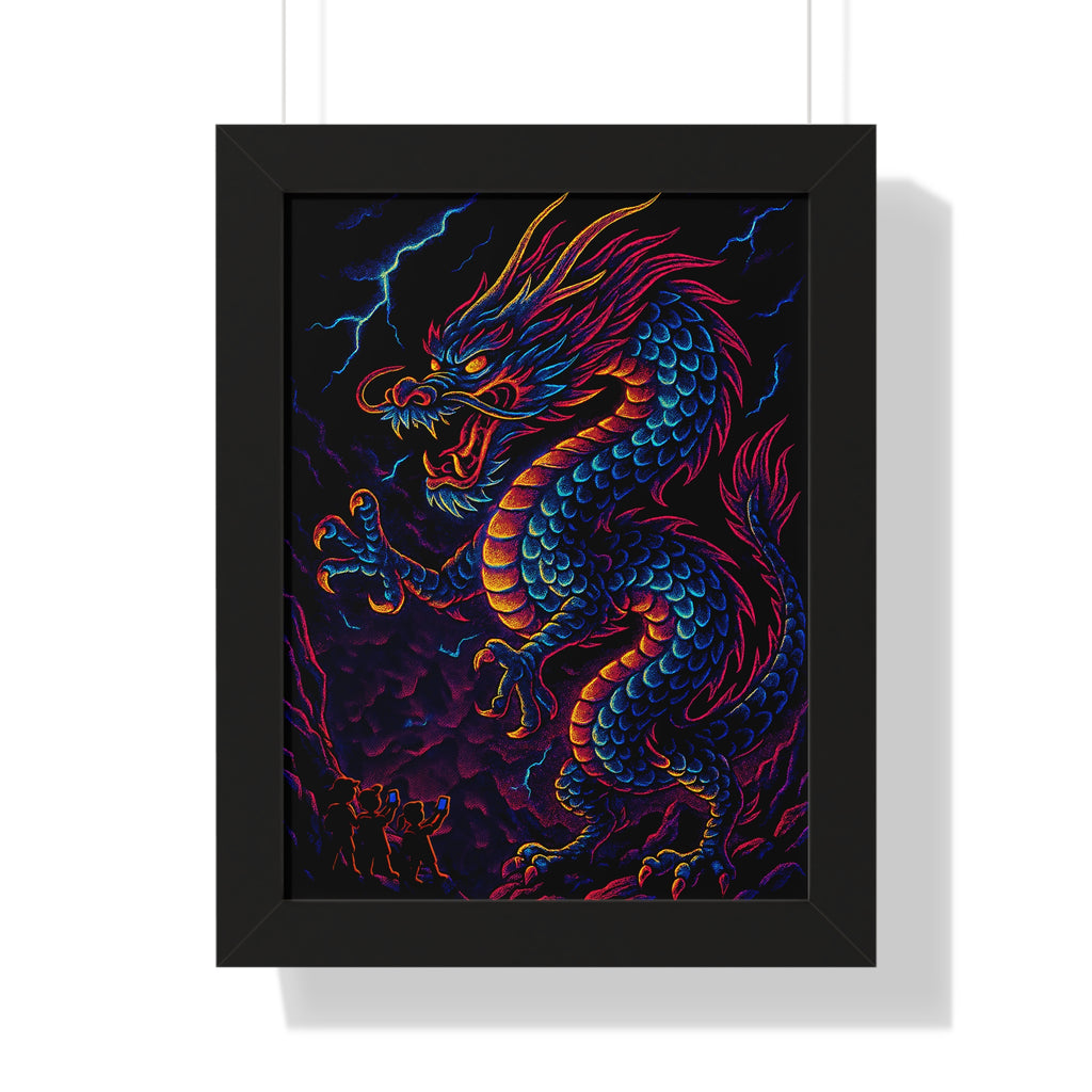 Bold Dragon Framed Poster