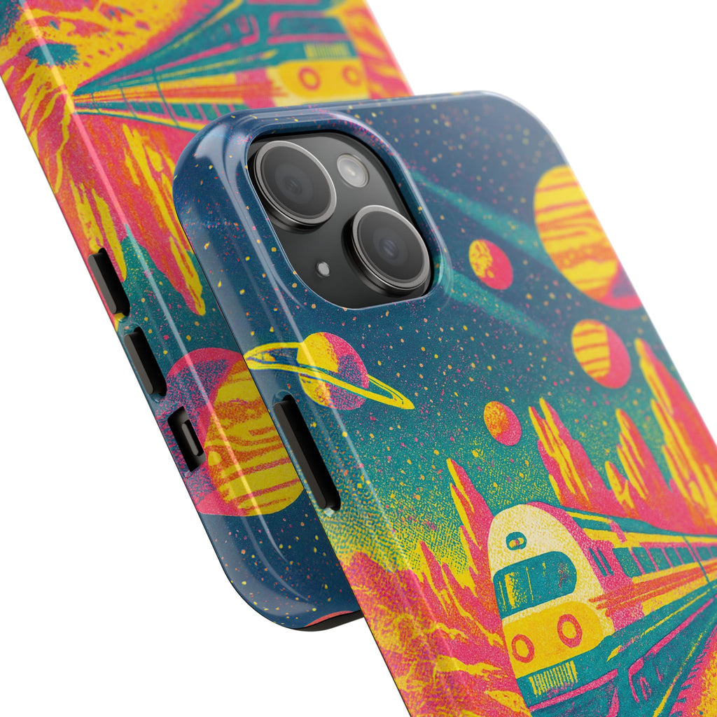 Canyons of Mars Phone Case : VINTAGEGRAPH Collection