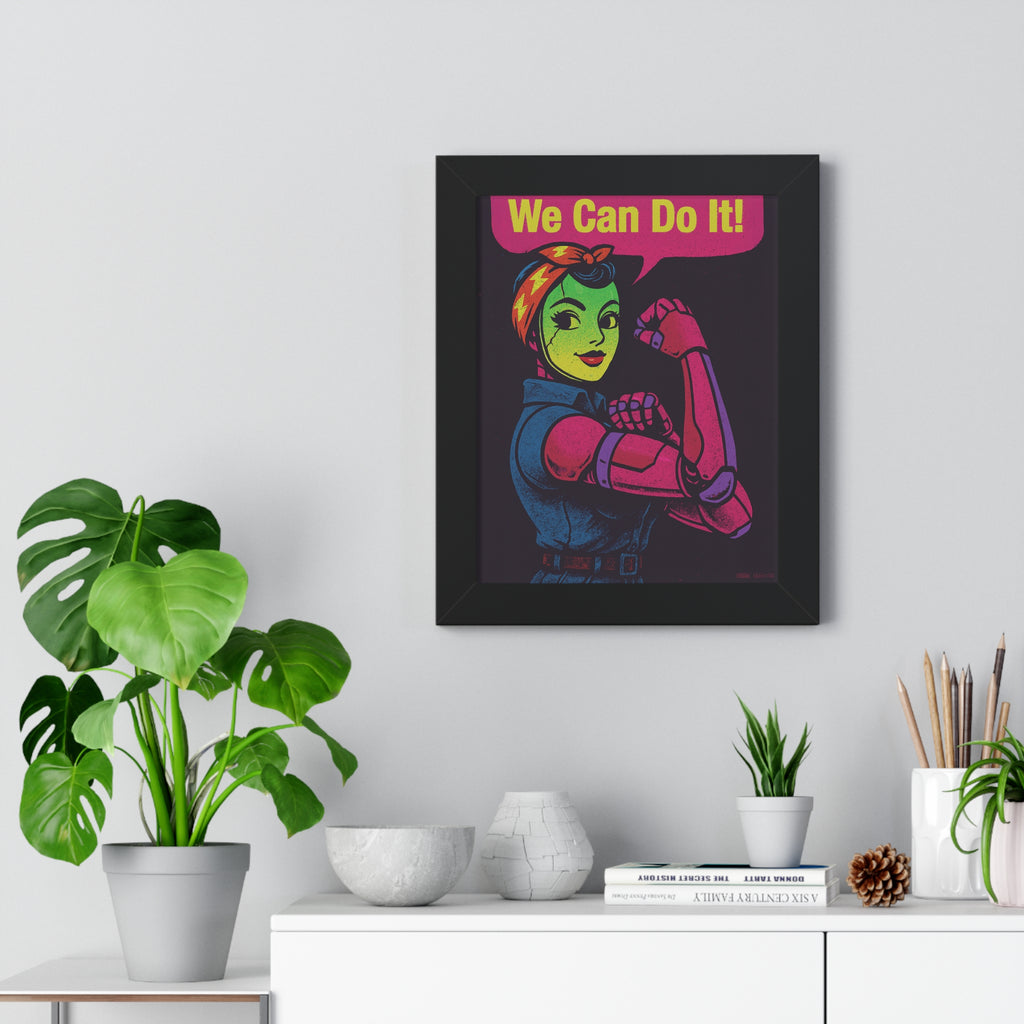 We Can Do It! Android - Framed Poster