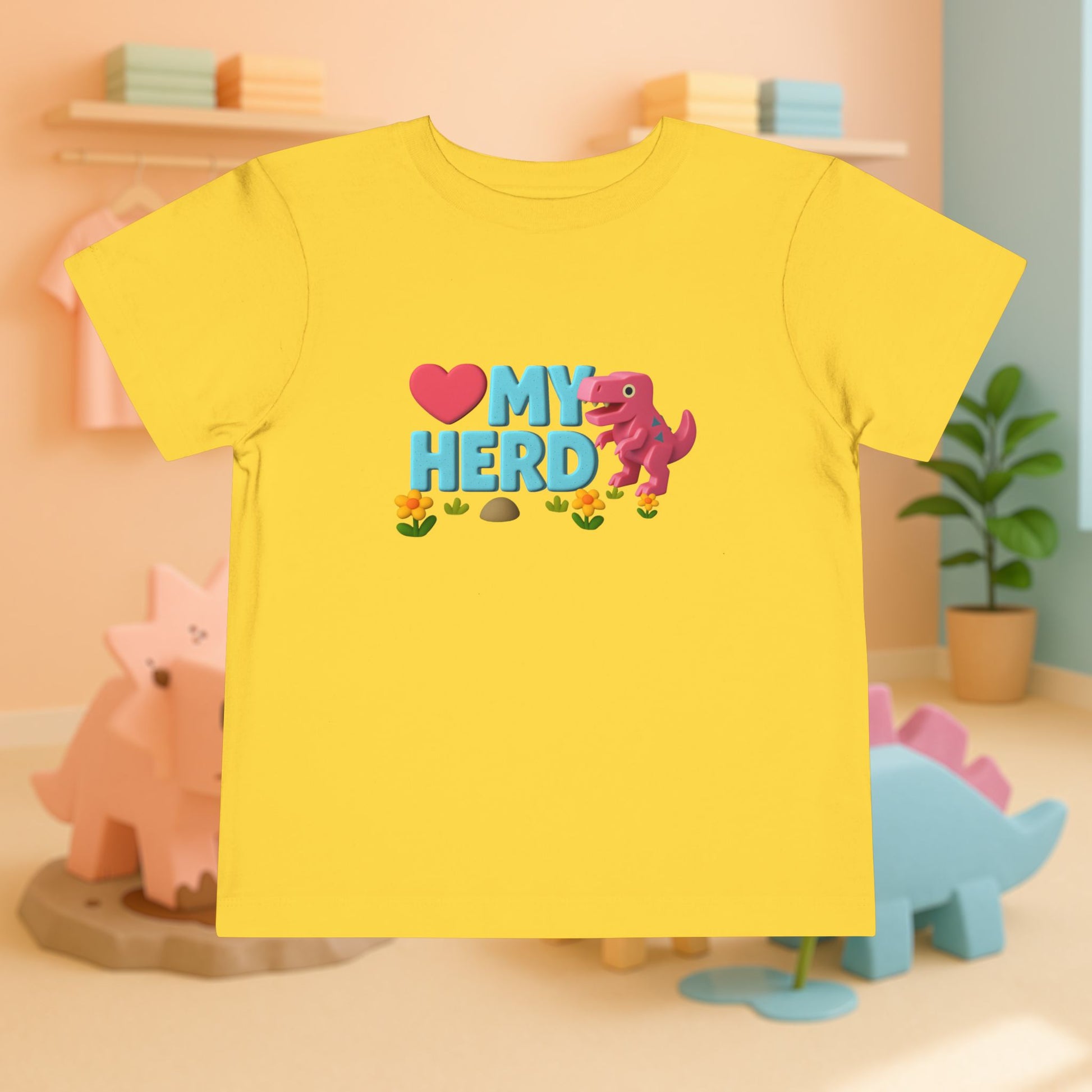 LOVE My Herd - Double-sided Toddler Dinosaur Tee