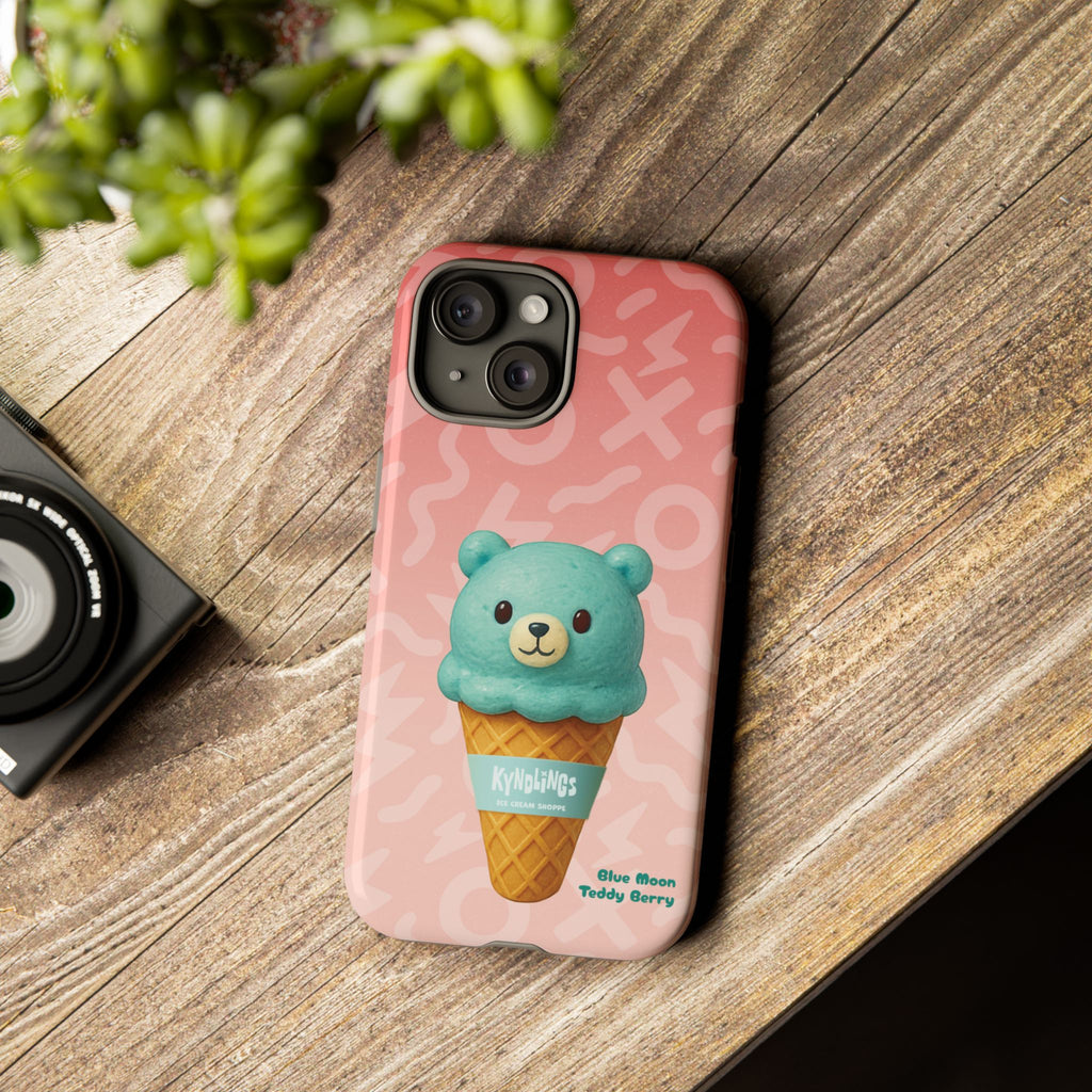 Blue Moon Teddy Berry: ICE CREAM SHOPPE | Sweet & Tough Phone Case