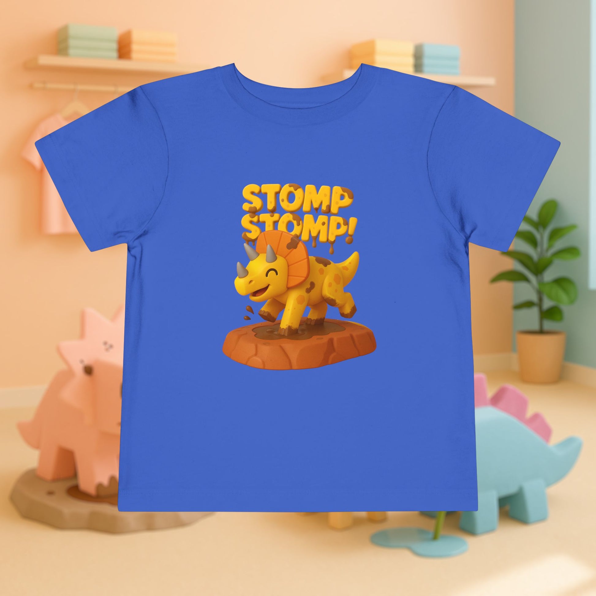 STOMP STOMP! Cera the Triceratops | Toddler Dinosaur Tee
