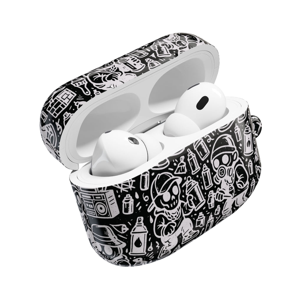 Graffiti Artist Pattern AirPod Case - Kreepy Kyds