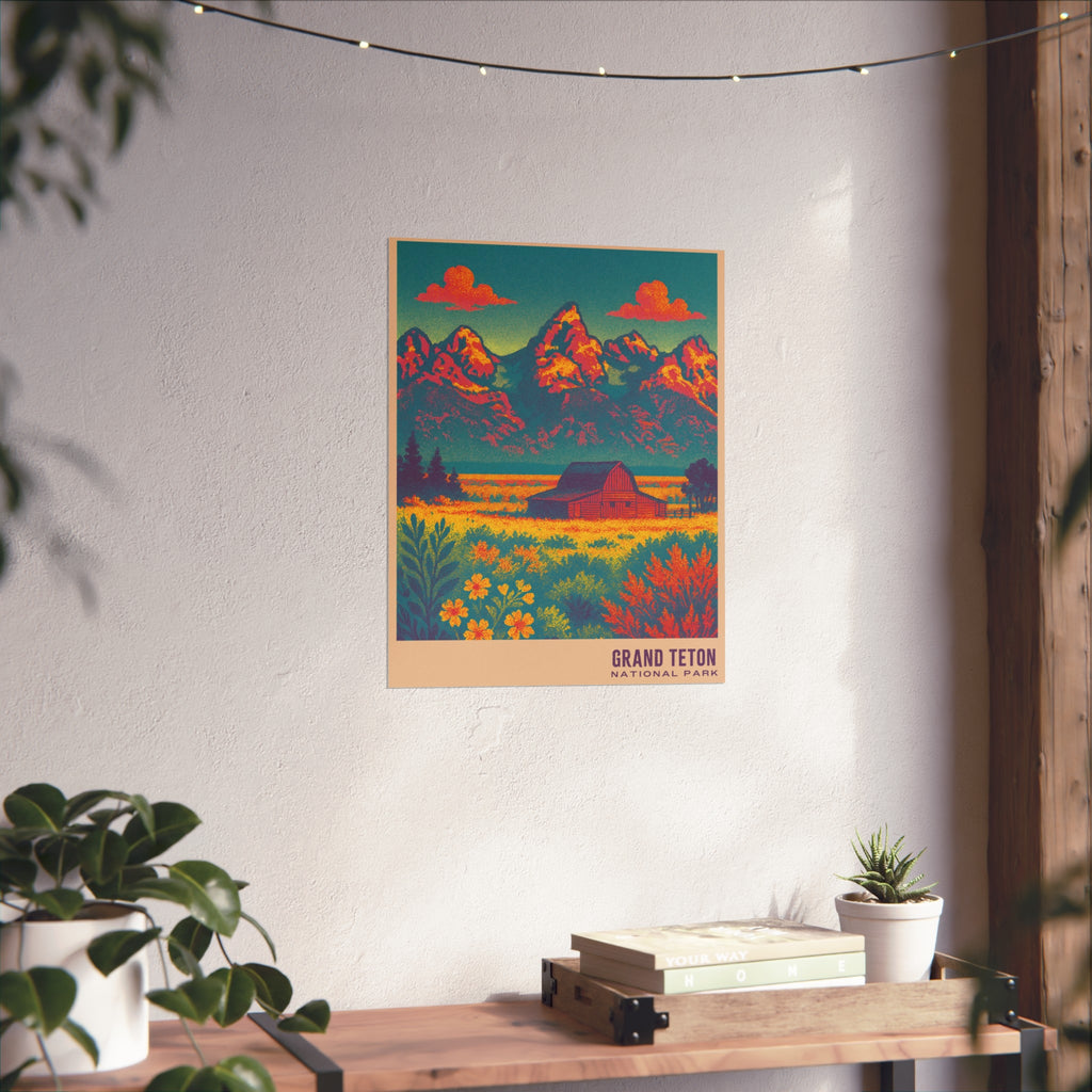 Grand Teton National Park Poster : VINTAGEGRAPH Collection