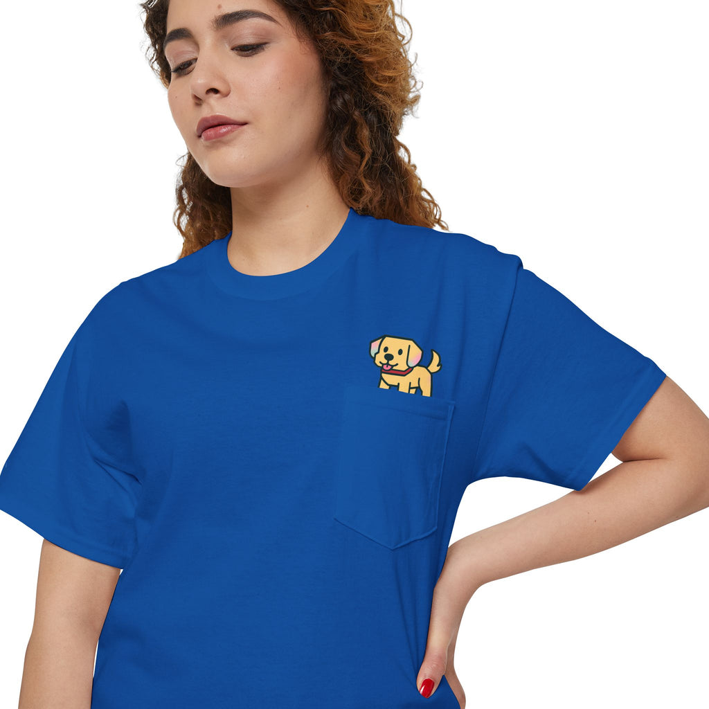 Golden Retriever T-Shirt: Pocket Pets By Kyndlings