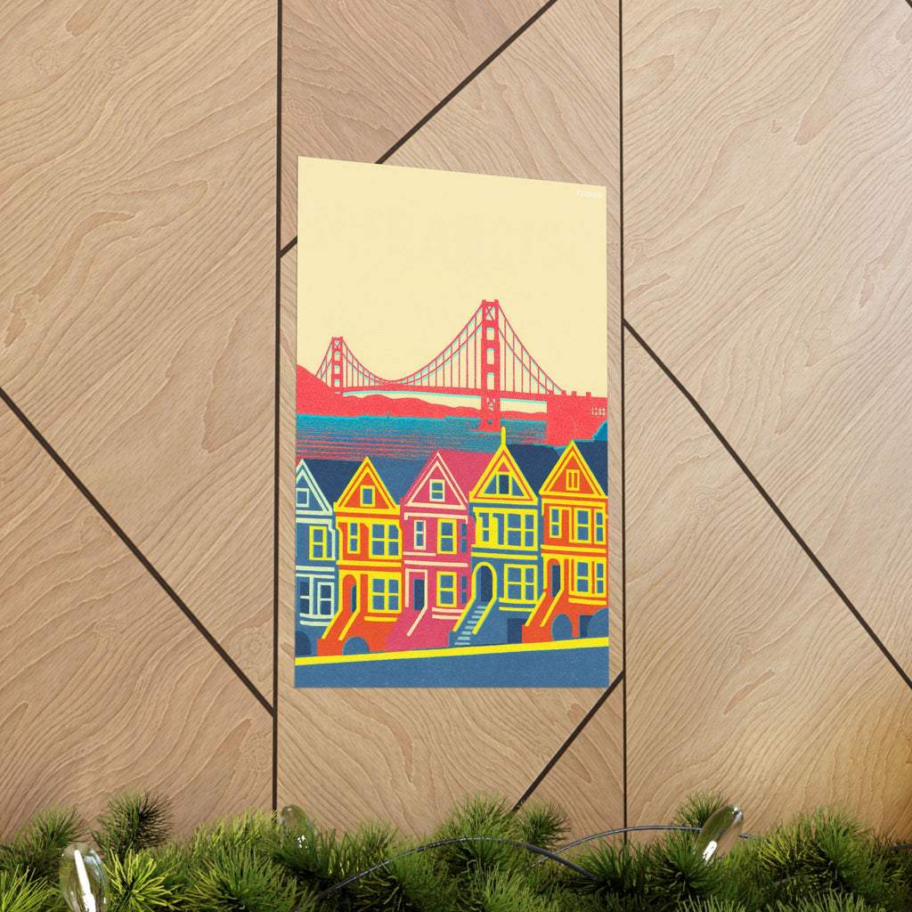 San Francisco Skyline Poster Minimal Poster