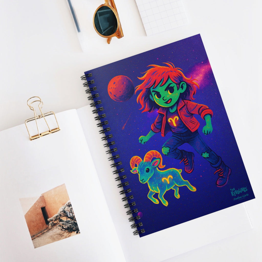 Spiral Notebook by Zodiac Girls: Aries