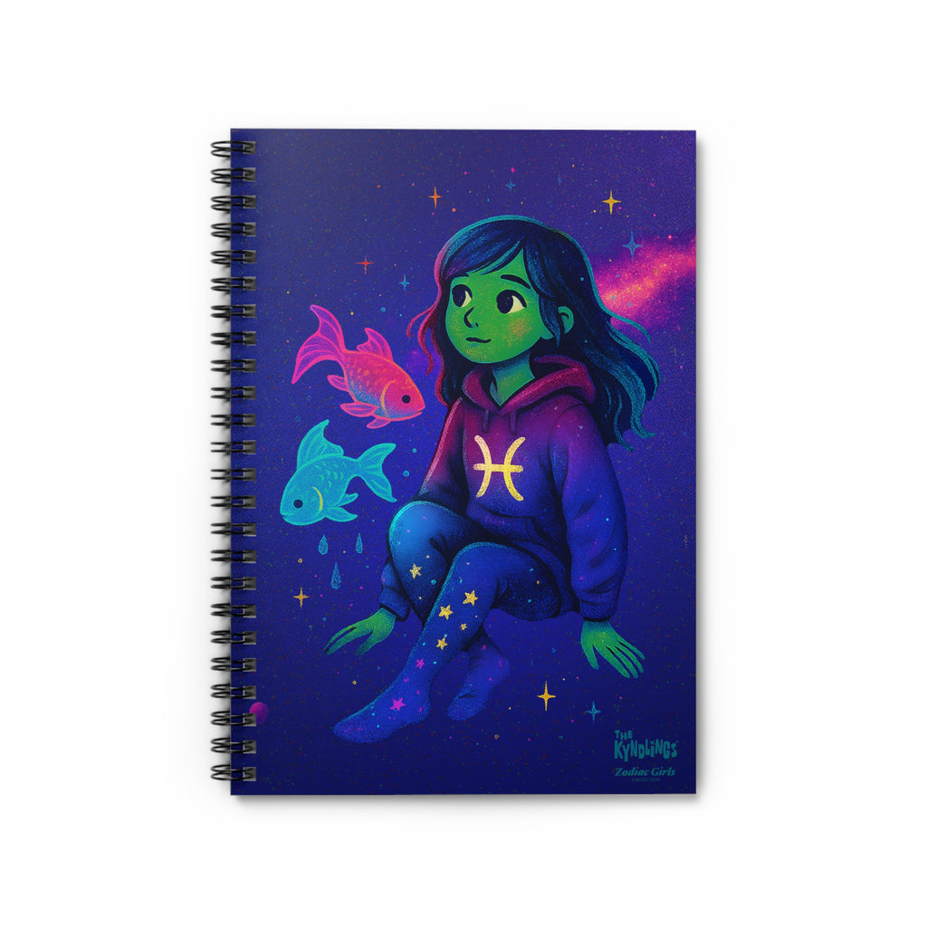 Spiral Notebook by Zodiac Girls: Aquarius