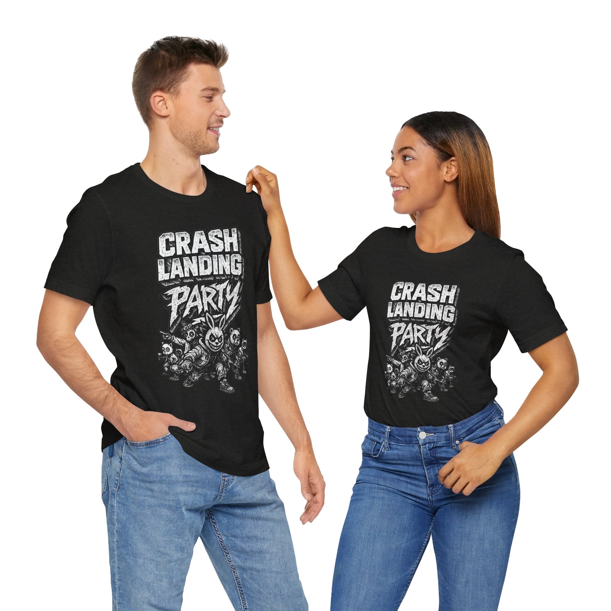 CRASH LANDING PARTY Unisex Tee