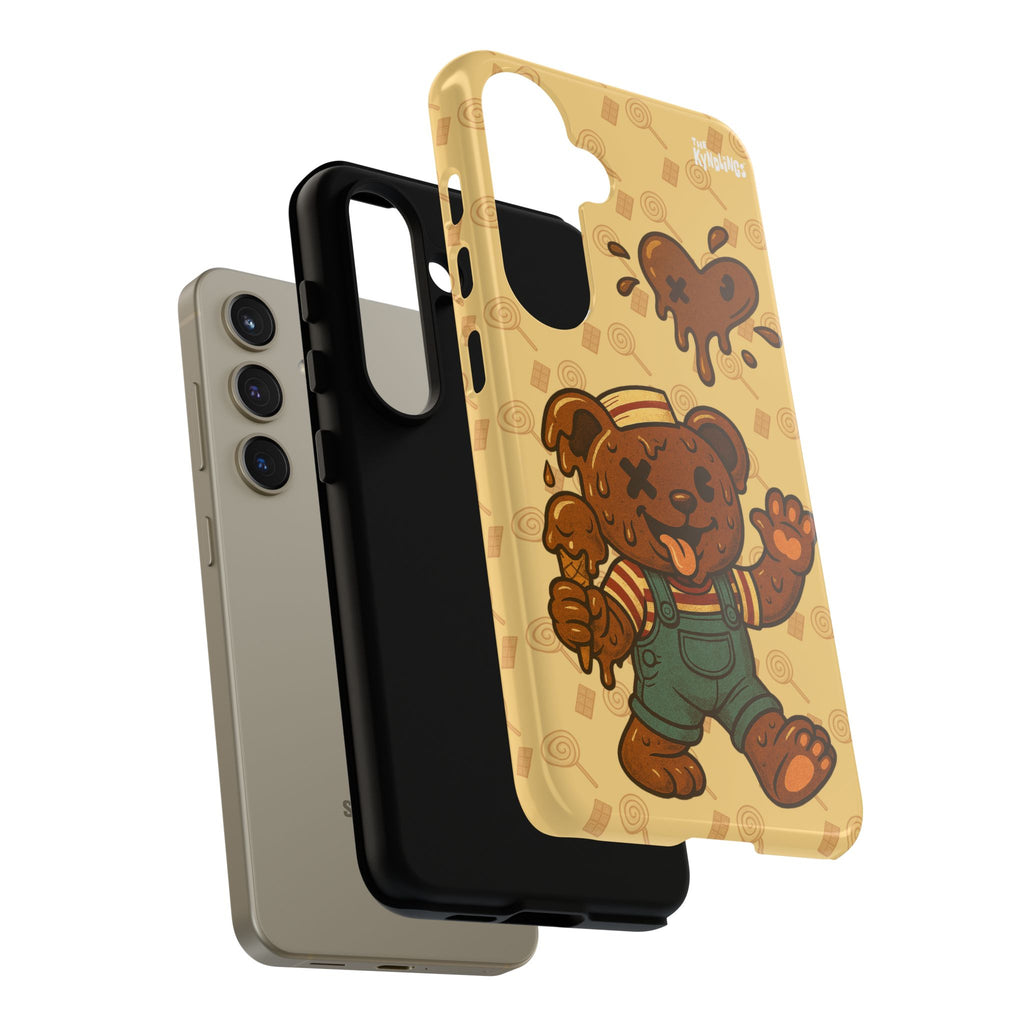 ChocoBear Phone Case - Melting Chocolate Bear Design for iPhone, Samsung Galaxy, and Google Pixel