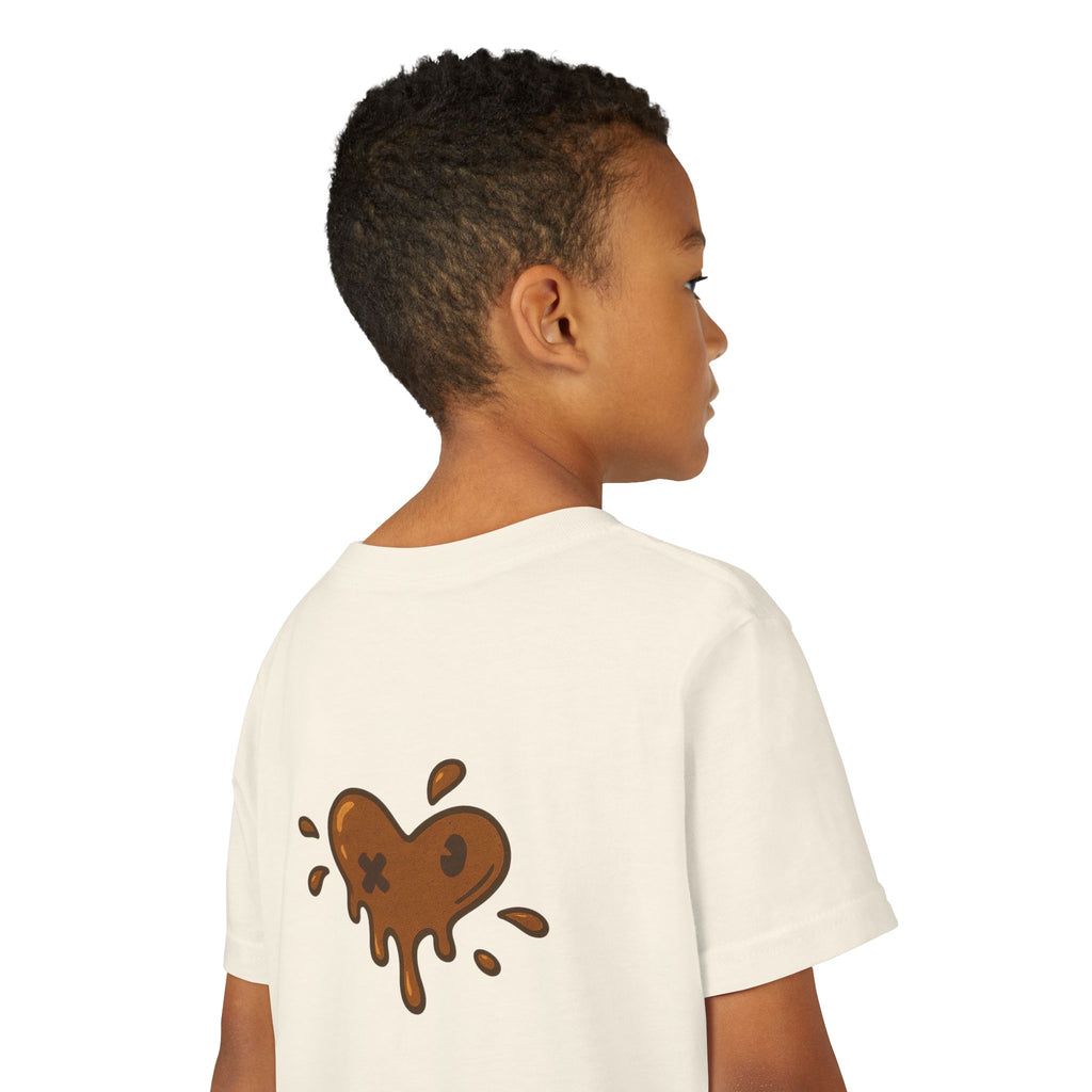 Sweet Melting Bear Youth Tee - Cute Kids T-Shirt, Adorable Gift, Summer Vibes, Ice Cream Theme, Birthday Outfit