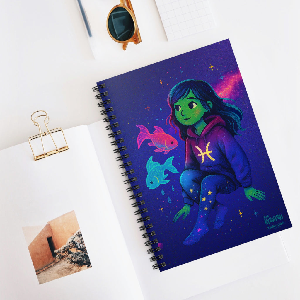 Spiral Notebook by Zodiac Girls: Aquarius