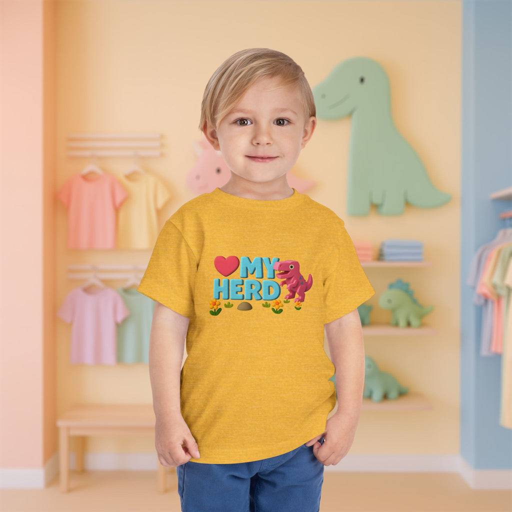 LOVE My Herd - Double-sided Toddler Dinosaur Tee