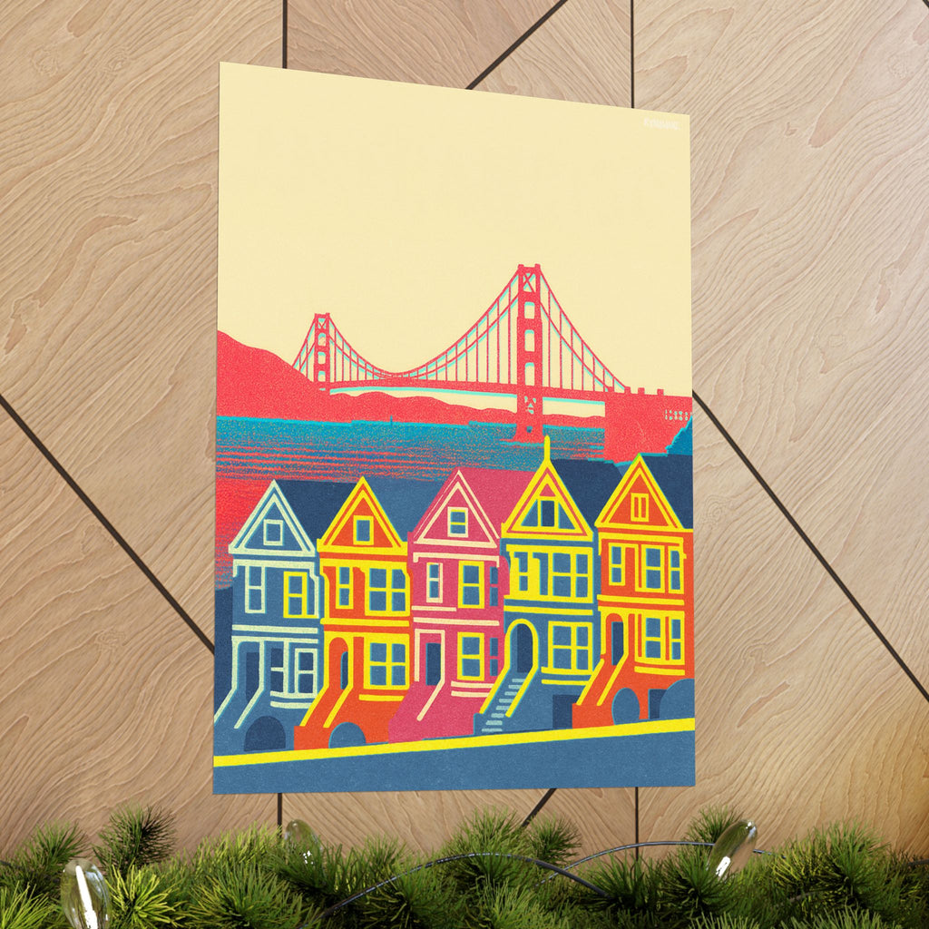 San Francisco Skyline Poster Minimal Poster