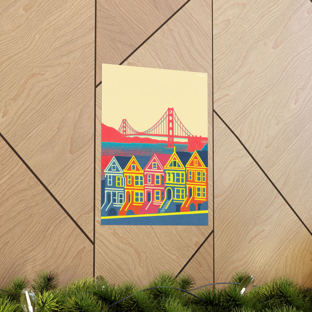 San Francisco Skyline Poster Minimal Poster