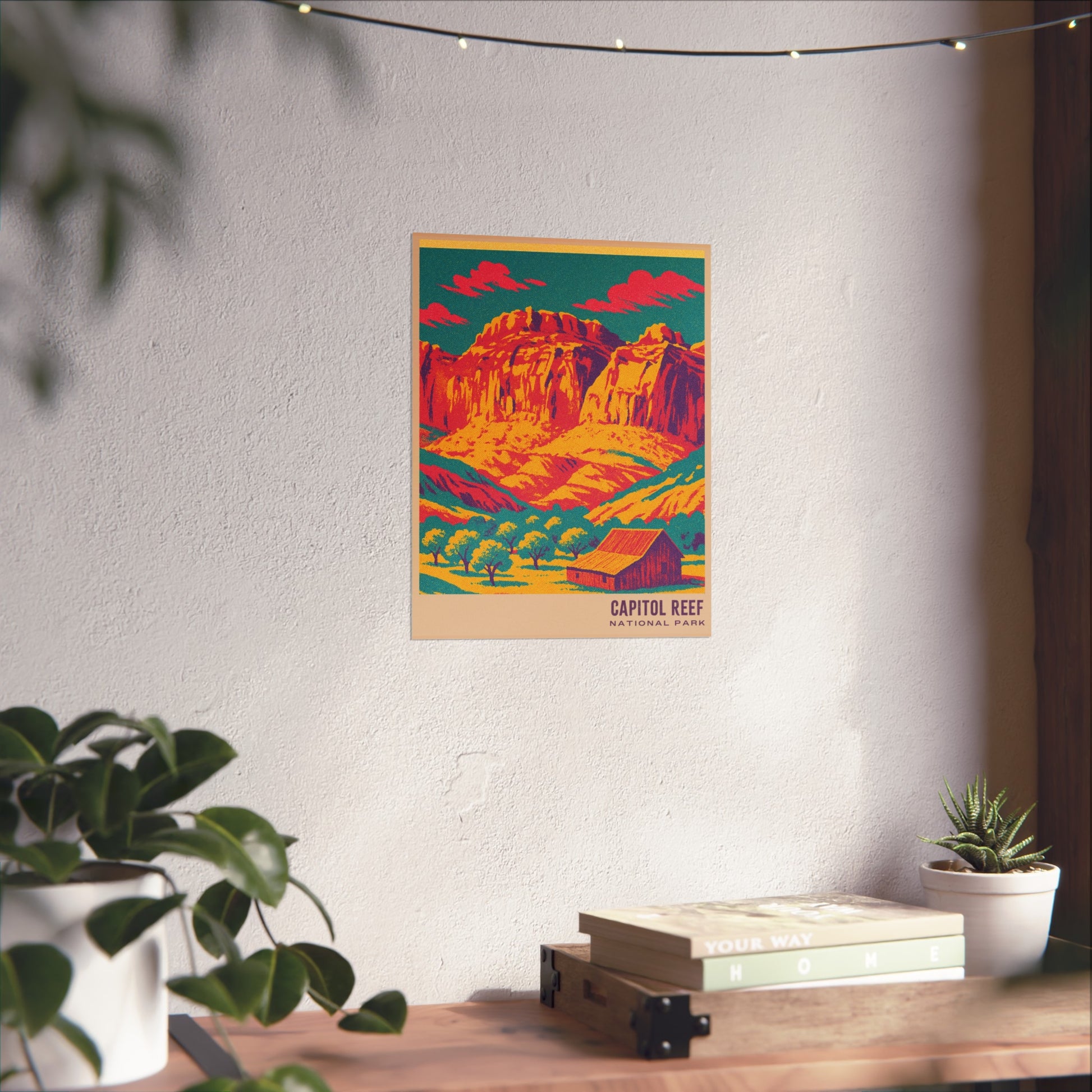 Capitol reef National Park Poster : VINTAGEGRAPH Collection