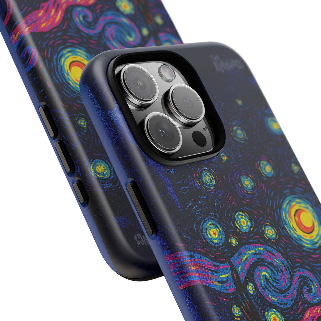 Starry Artist Phone Case | Van Gogh-Inspired Masked Art | Bold Indie Aesthetic Cover for iPhone & Samsung