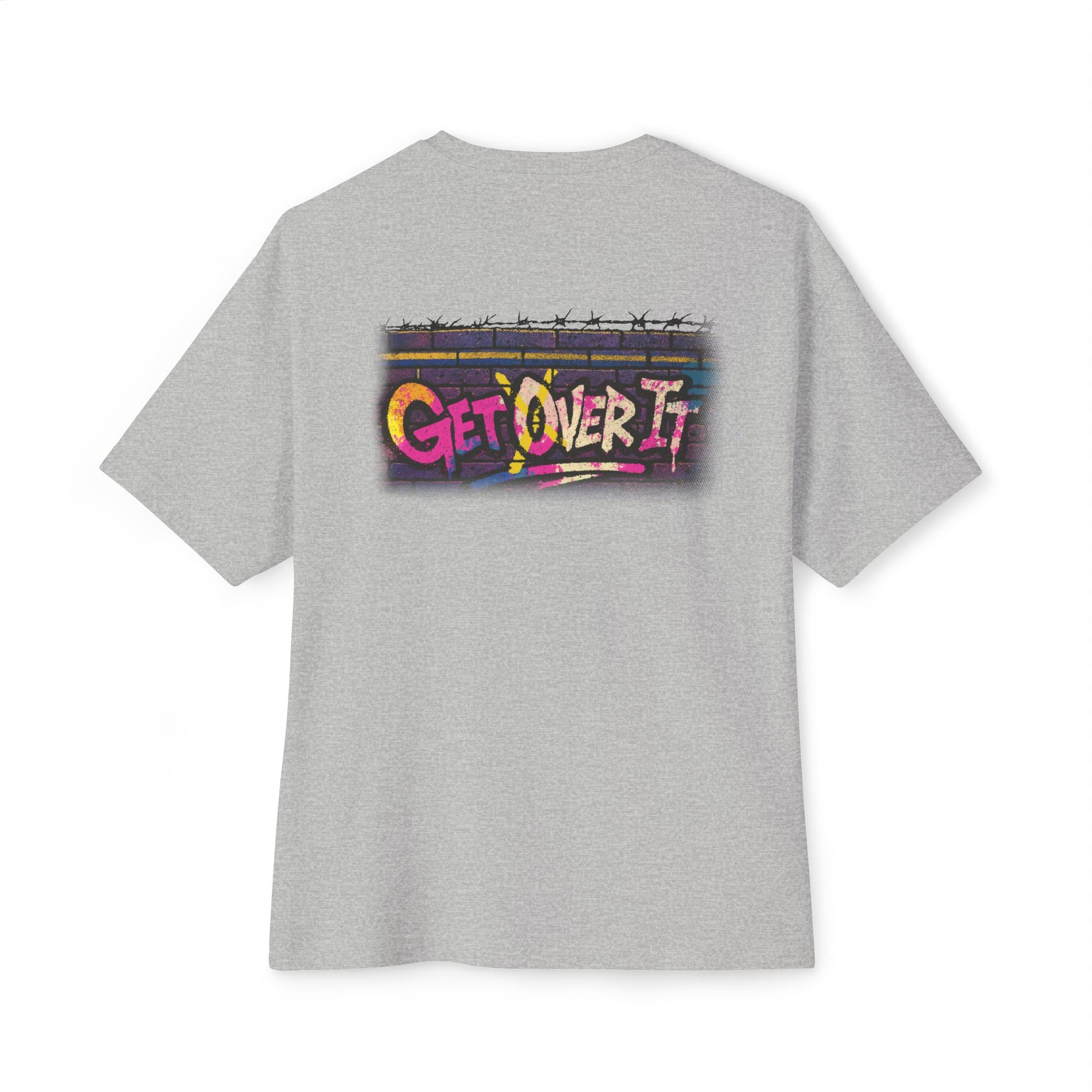 “Get Over It” Jump Shirt Oversized Boxy Tee