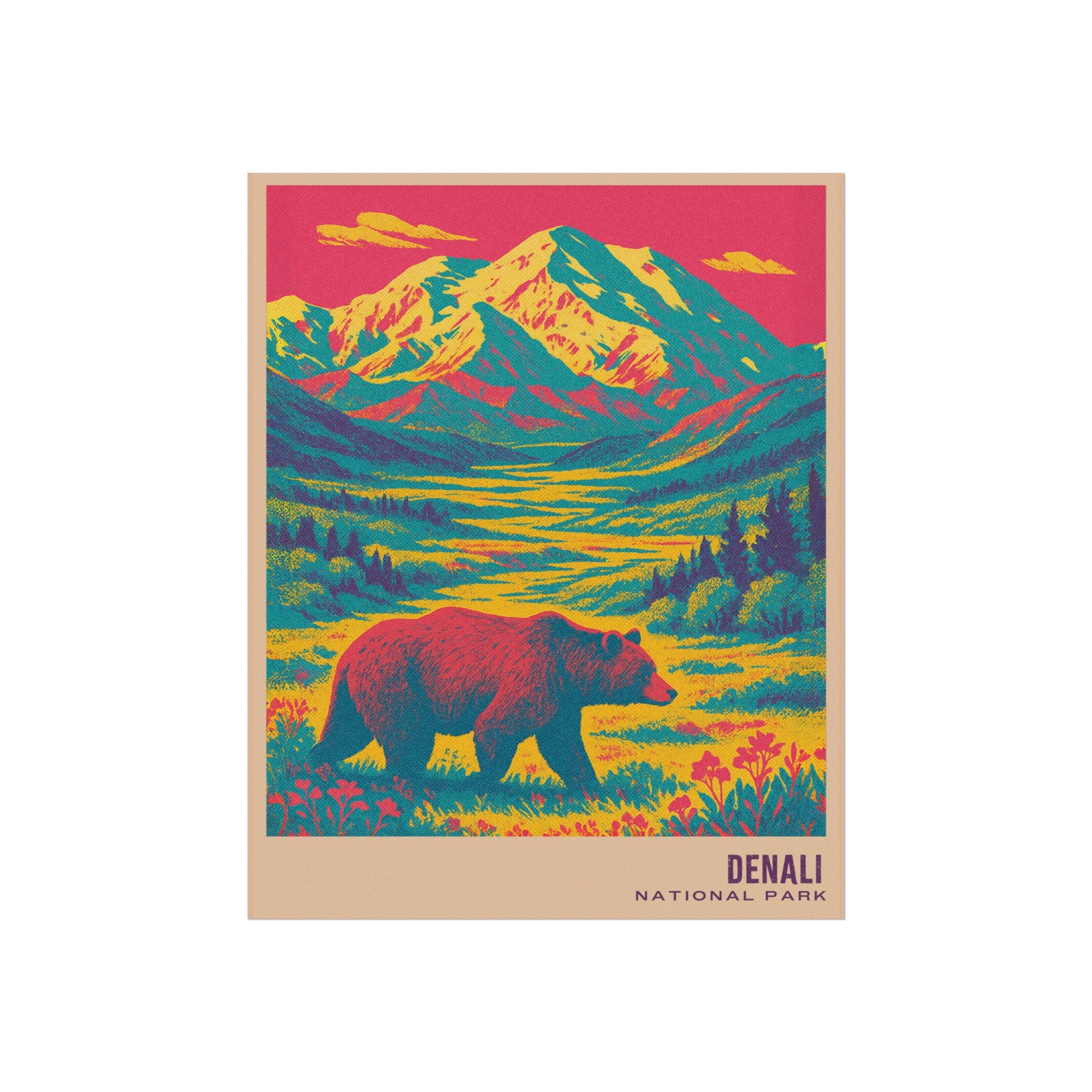 Denali National Park Poster : VINTAGEGRAPH Collection