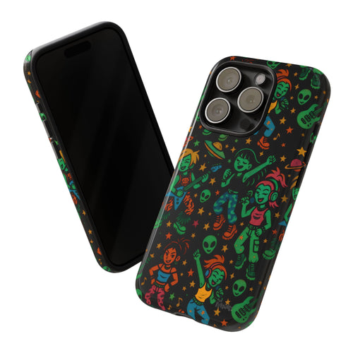 ALIEN ABDUCTION KARAOKE - Kreepy Kyds Pattern Phone Case