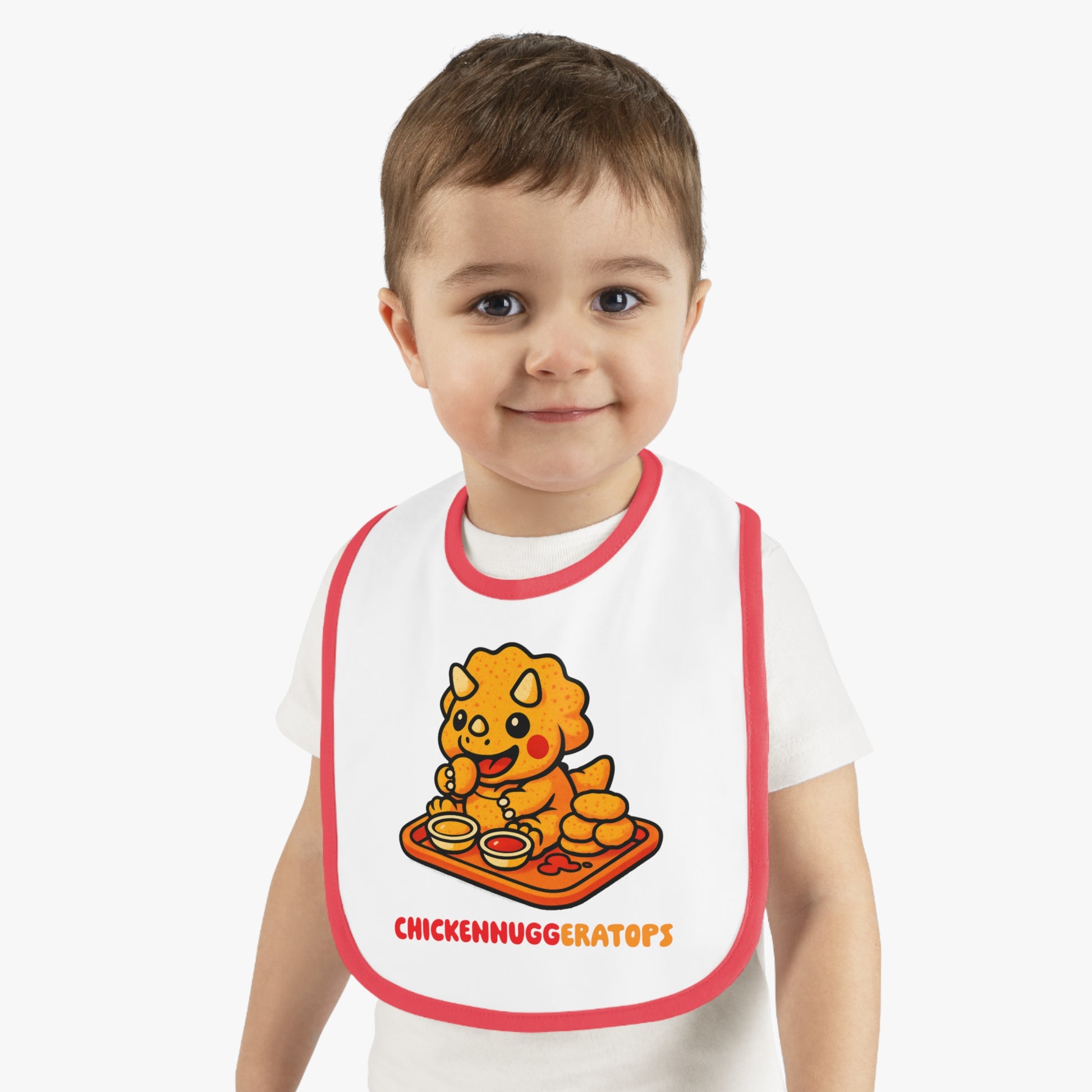 Chickennuggeratops Baby Bib
