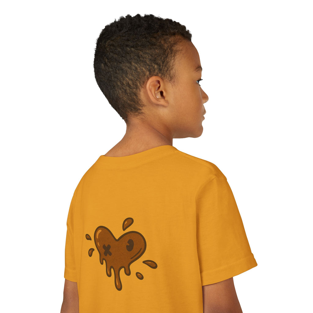 Sweet Melting Bear Youth Tee - Cute Kids T-Shirt, Adorable Gift, Summer Vibes, Ice Cream Theme, Birthday Outfit