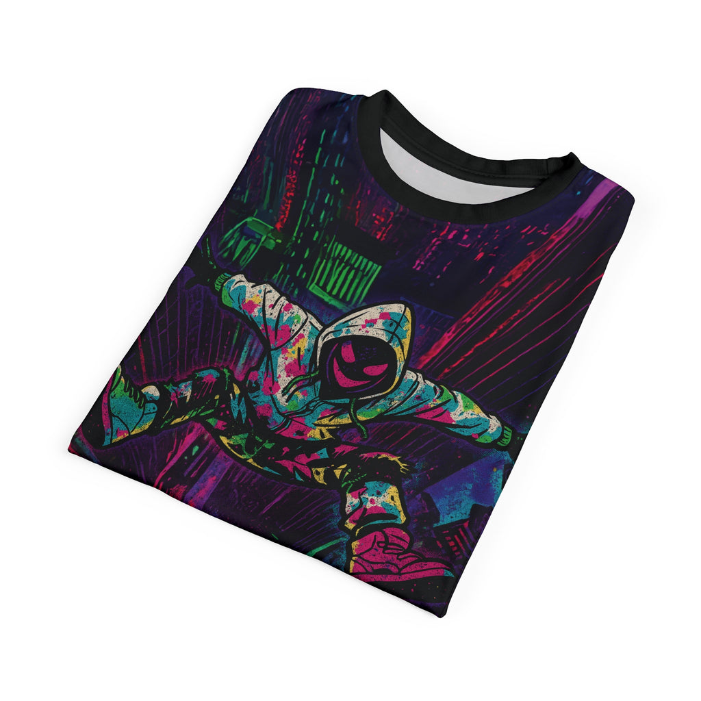 Neon Descent Cyberpunk Tee