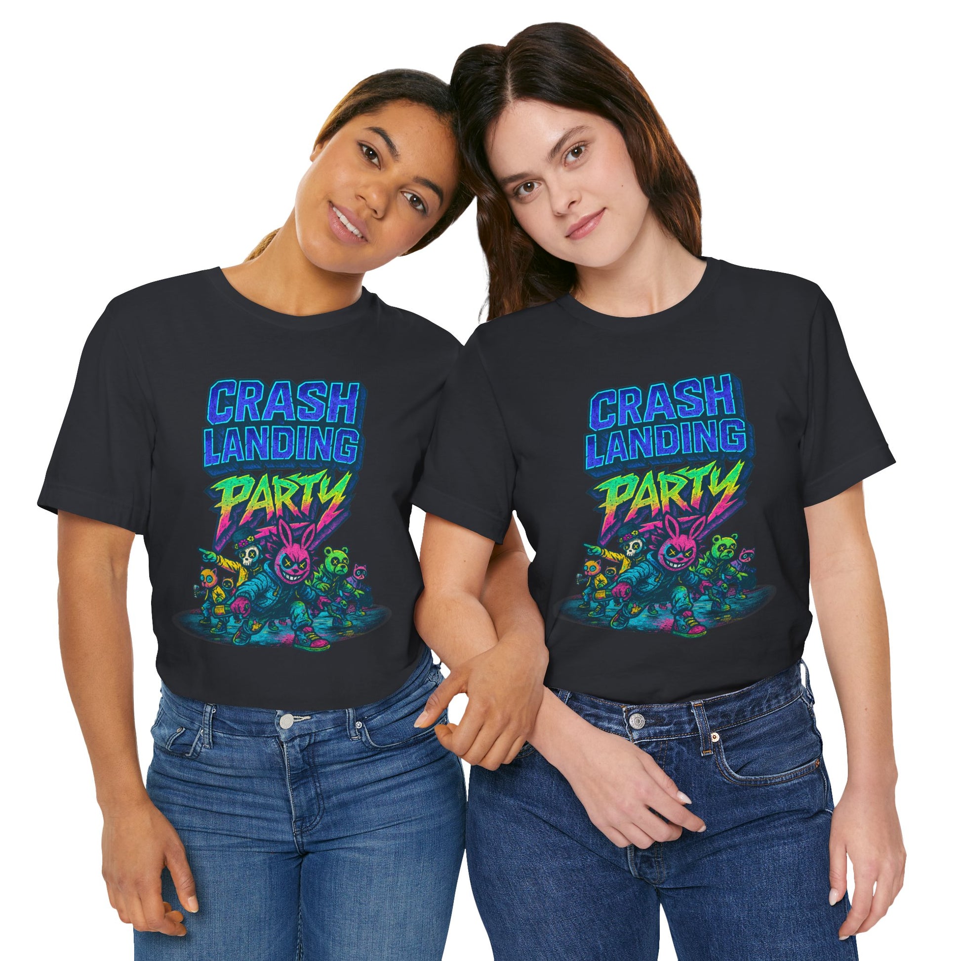 CRASH LANDING PARTY Unisex Tee