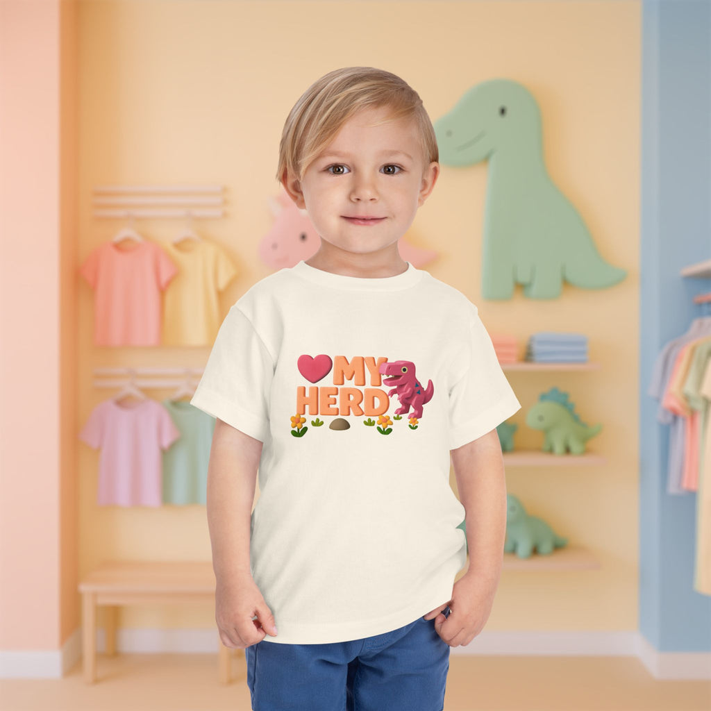 LOVE My Herd - Double-sided Toddler Dinosaur Tee