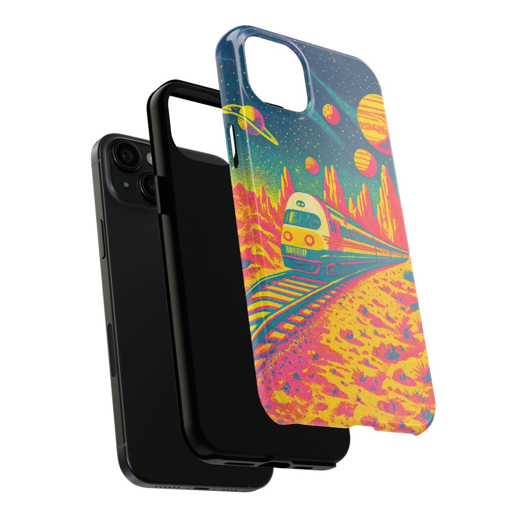 Canyons of Mars Phone Case : VINTAGEGRAPH Collection