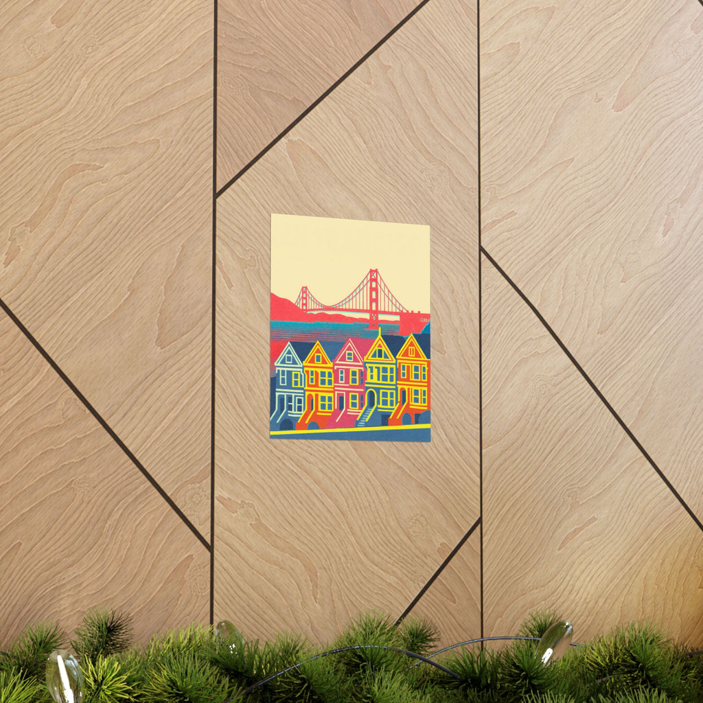 San Francisco Skyline Poster Minimal Poster