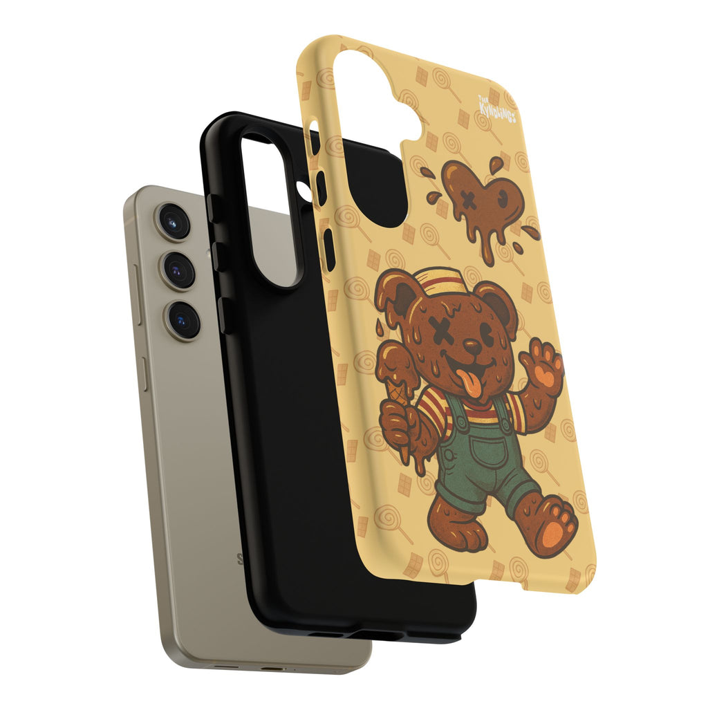 ChocoBear Phone Case - Melting Chocolate Bear Design for iPhone, Samsung Galaxy, and Google Pixel
