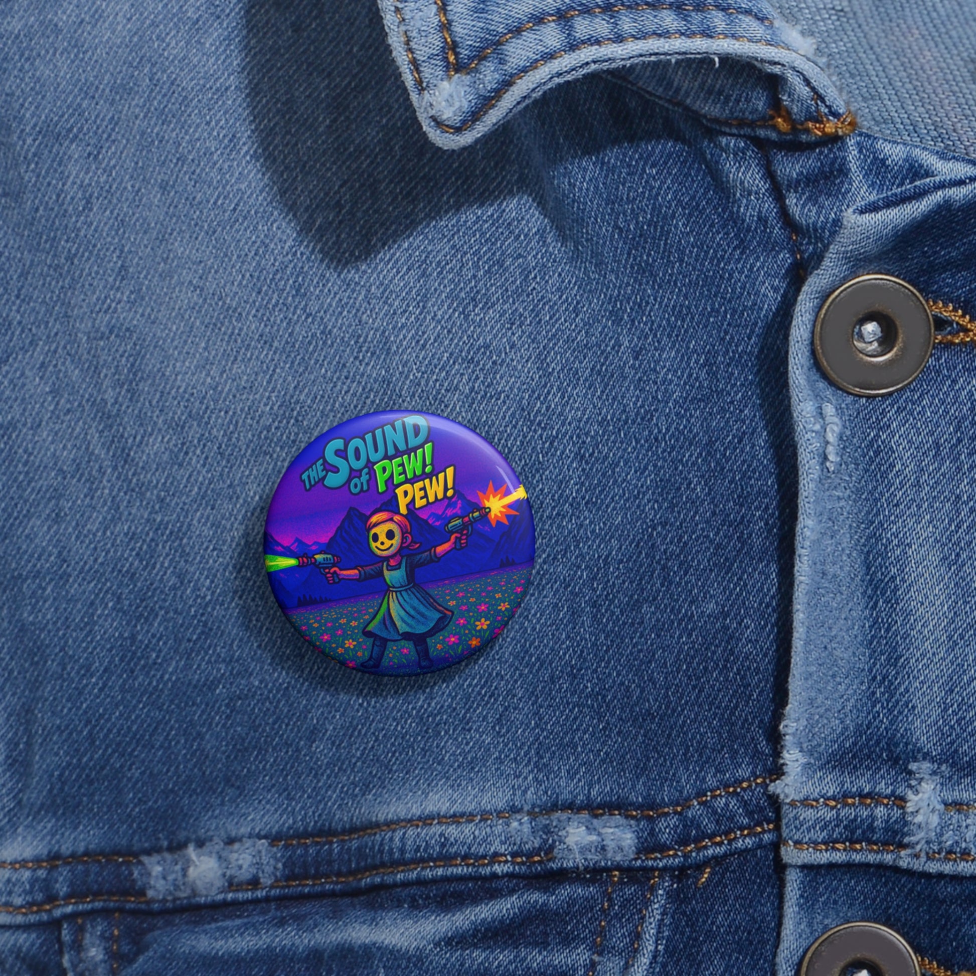 The Sound of Pew Pew - Pin Button