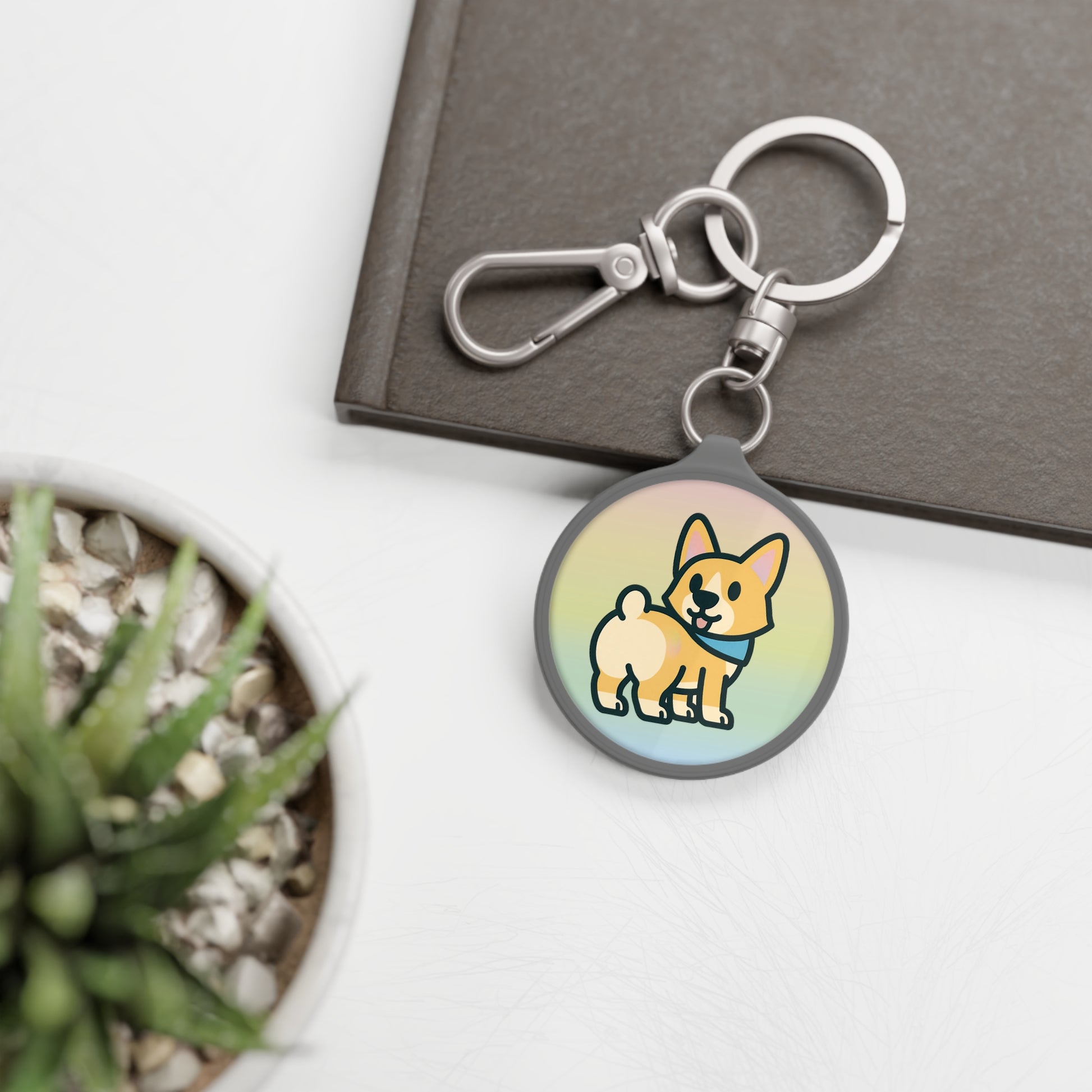 Corgi Keyring Tag : Pocket Pet Collection