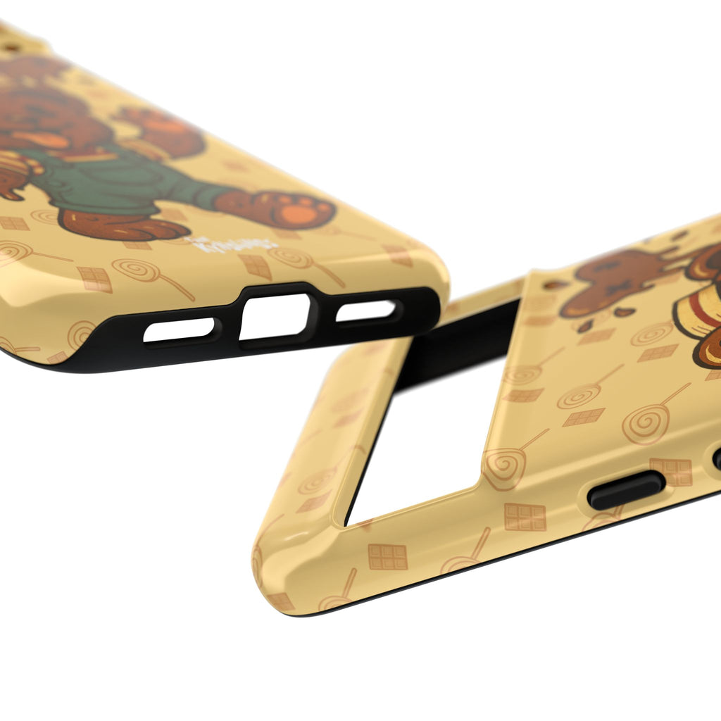 ChocoBear Phone Case - Melting Chocolate Bear Design for iPhone, Samsung Galaxy, and Google Pixel