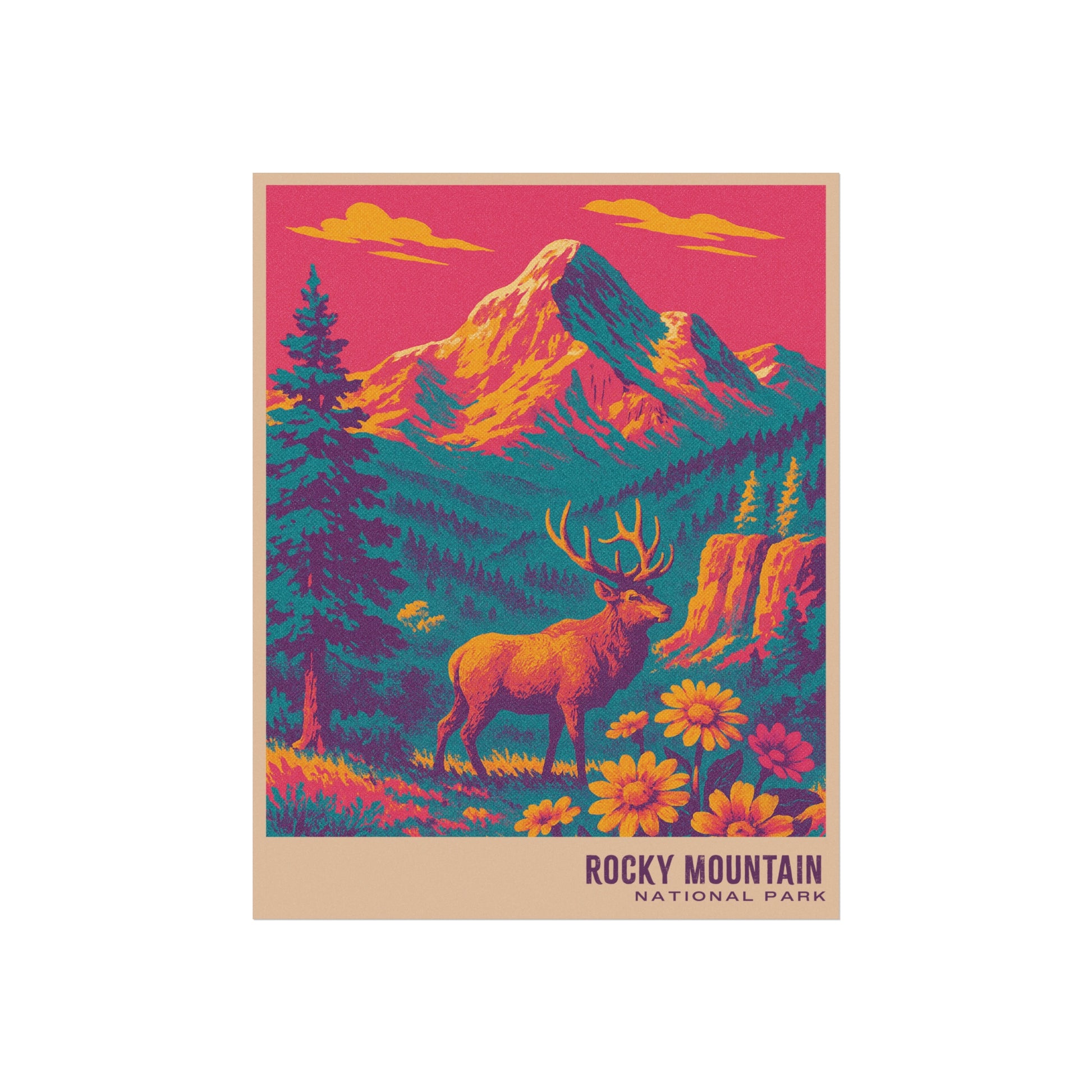 Rocky Mountain National Park Poster : VINTAGEGRAPH Collection