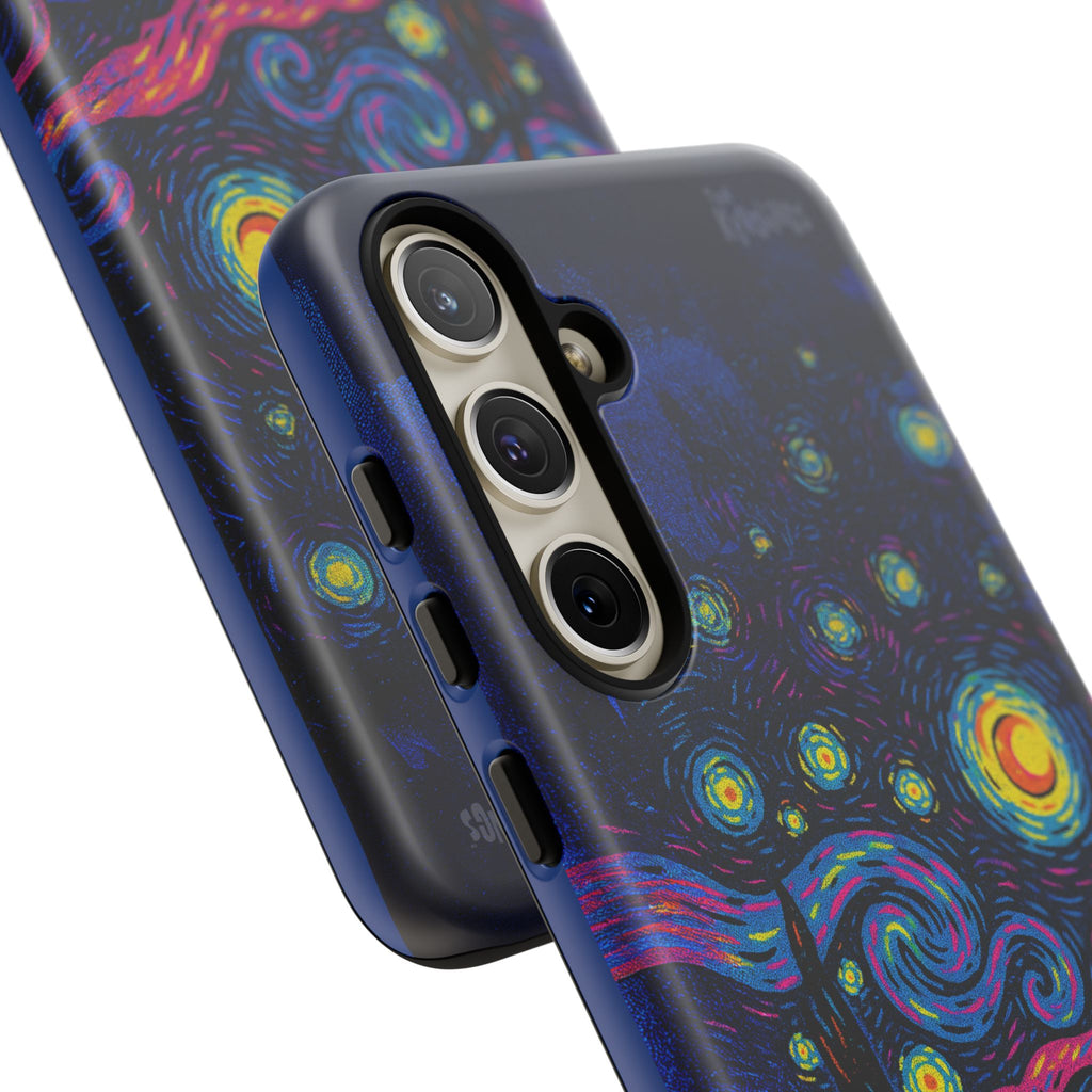 Starry Artist Phone Case | Van Gogh-Inspired Masked Art | Bold Indie Aesthetic Cover for iPhone & Samsung