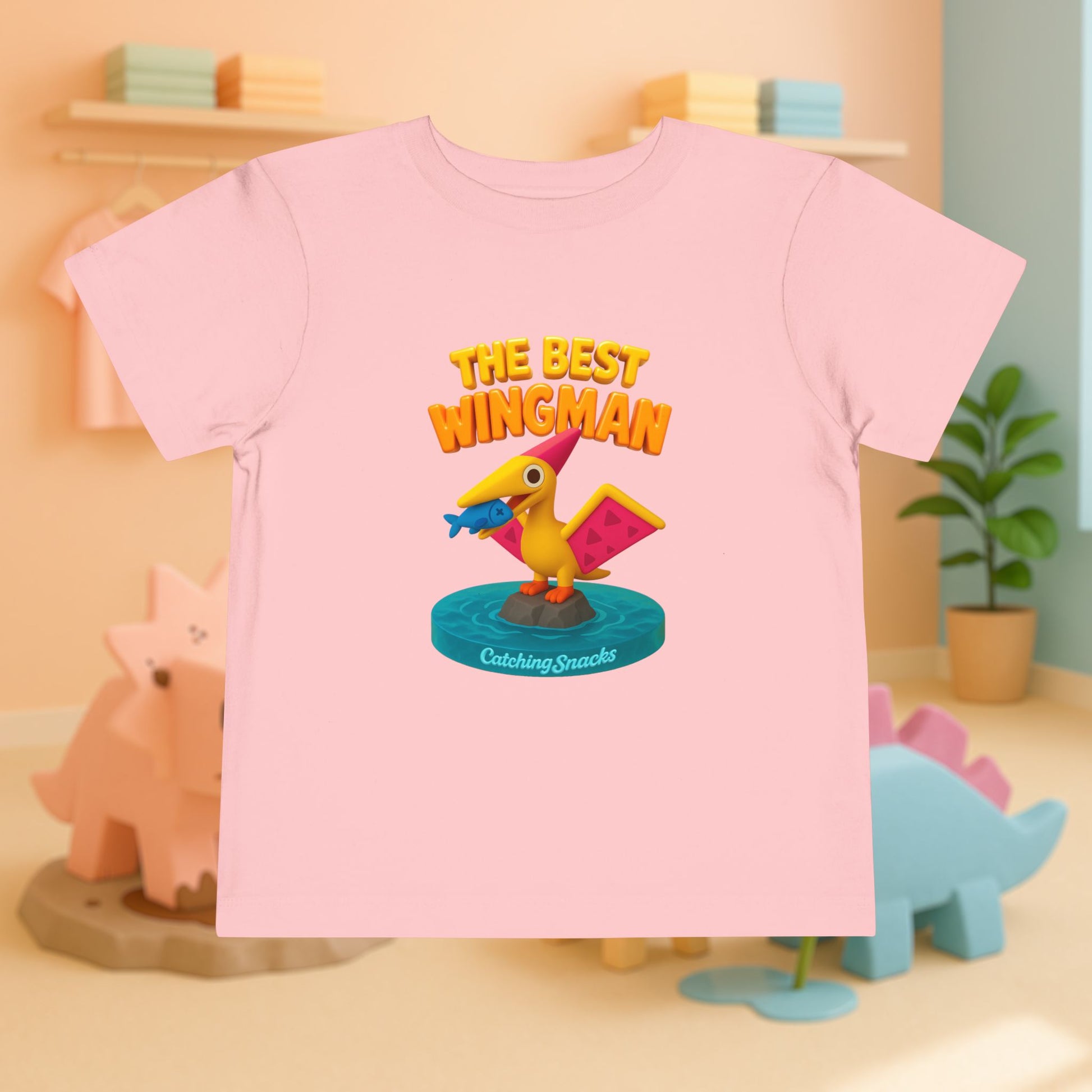 The Best Wingman, PTerry the Pterosaur | Toddler Dinosaur Tee