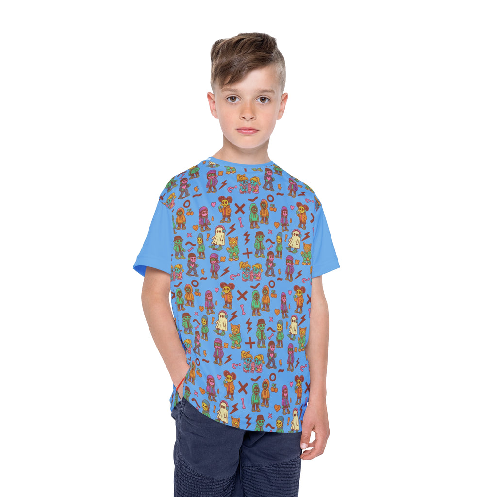 Kid's Pattern Sports Jersey - Kreepy Kyds