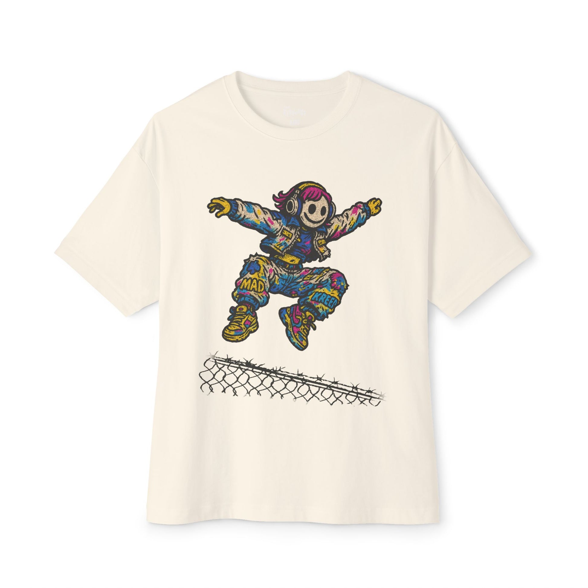 “Get Over It” Jump Shirt Oversized Boxy Tee