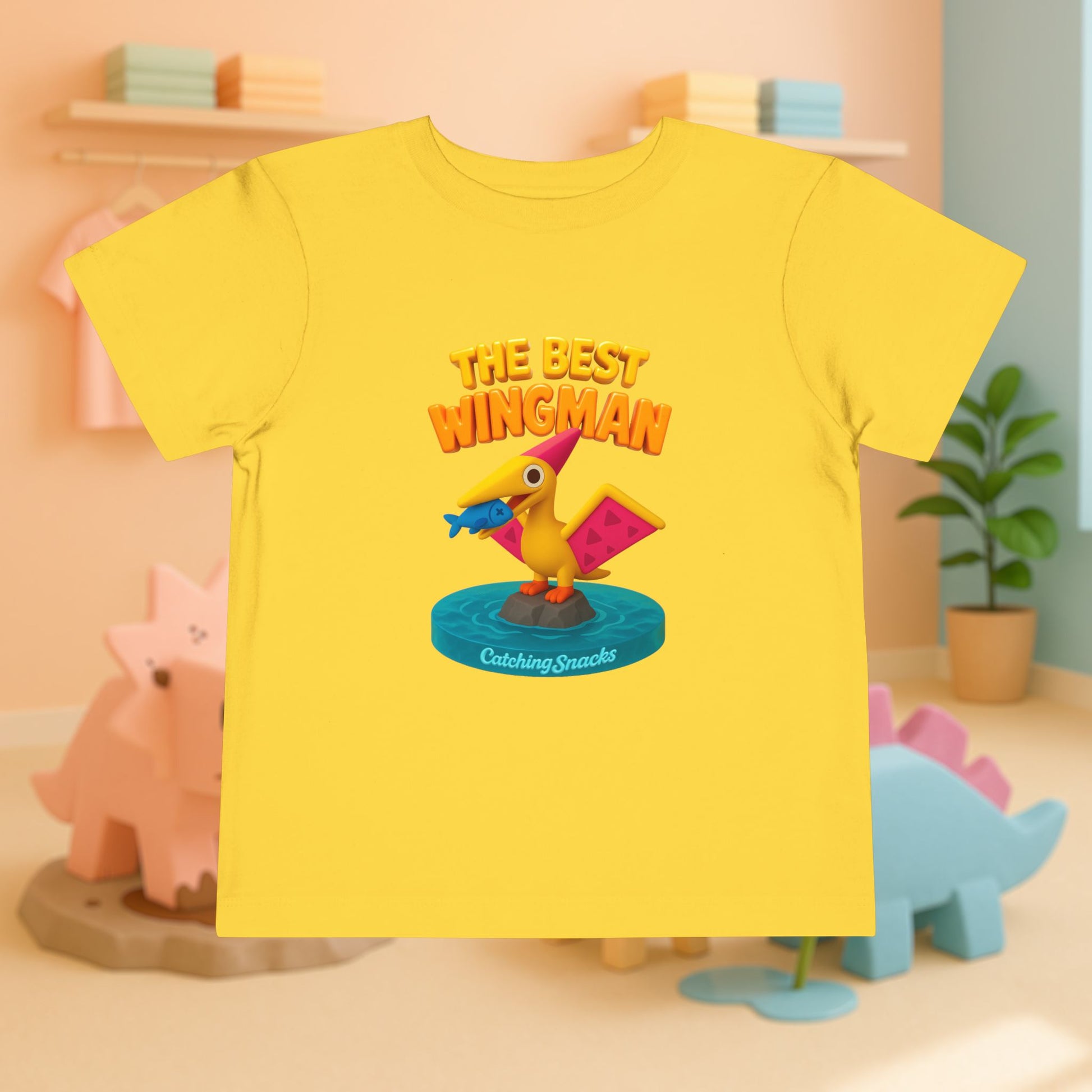 The Best Wingman, PTerry the Pterosaur | Toddler Dinosaur Tee