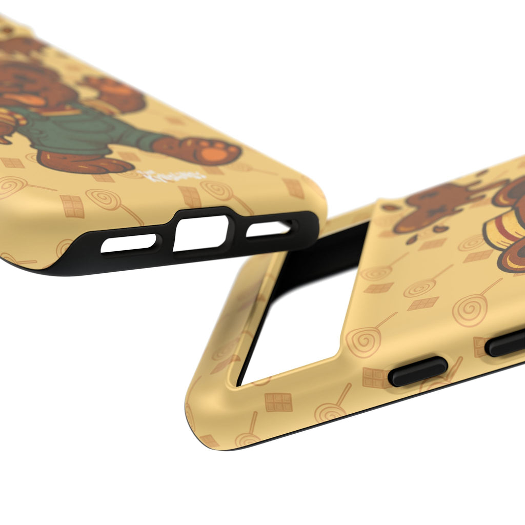 ChocoBear Phone Case - Melting Chocolate Bear Design for iPhone, Samsung Galaxy, and Google Pixel