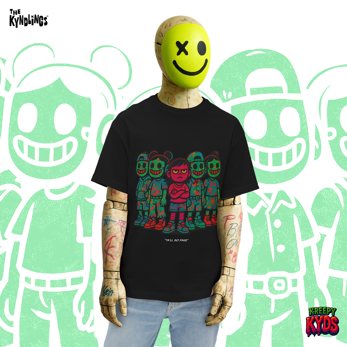 Ya'll So Fake : Kreepy Kyds Graphic Tee