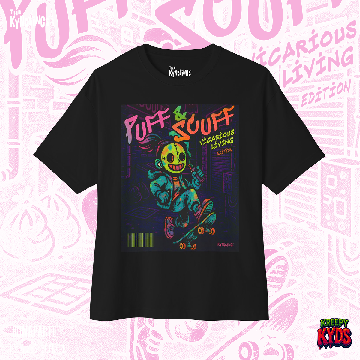 PUFF & SCUFF : Bold Unisex Oversized Graphic Tee