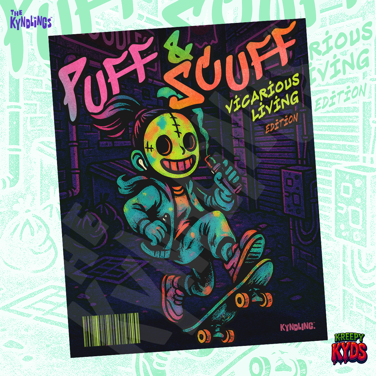 PUFF & SCUFF : Bold Unisex Oversized Graphic Tee