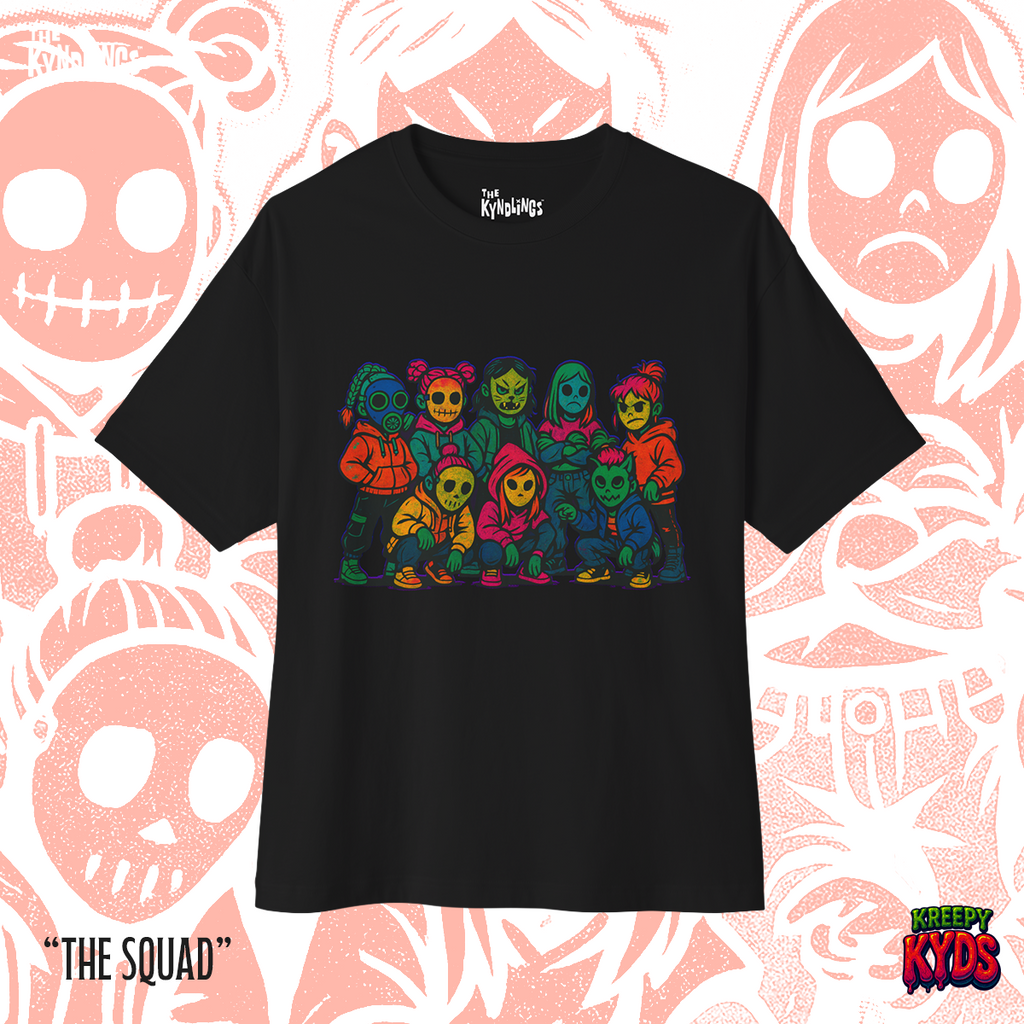 The SQUAD : Bold Unisex Oversized Graphic Tee