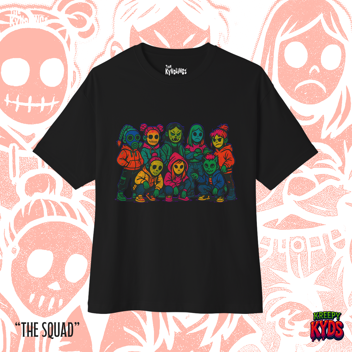 The SQUAD : Bold Unisex Oversized Graphic Tee