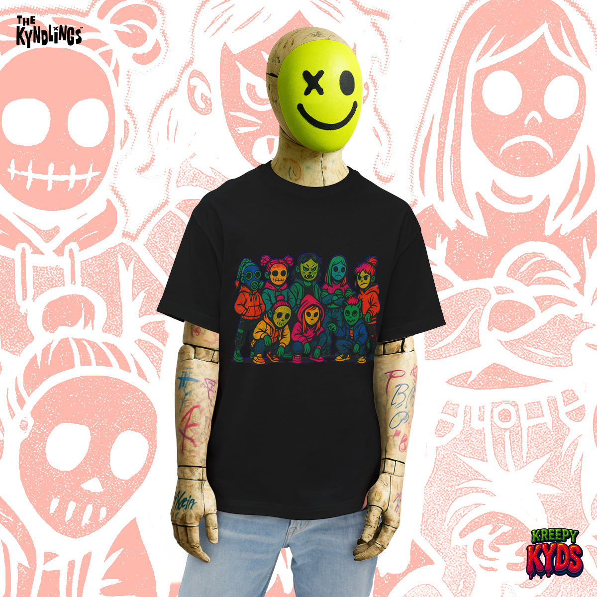 The SQUAD : Bold Unisex Oversized Graphic Tee